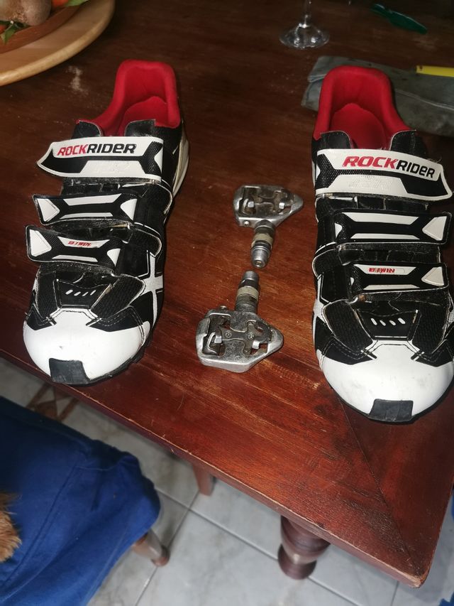 Scarpa ciclismo più pedali scan io rapido