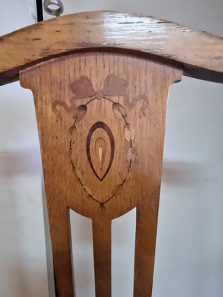 Antigüedades SXIX tocador mesita y sillas