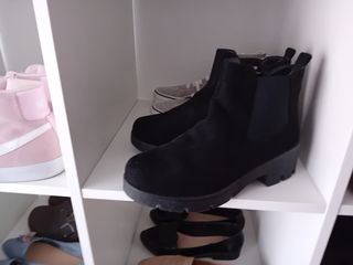 Botines  piel vuelta 