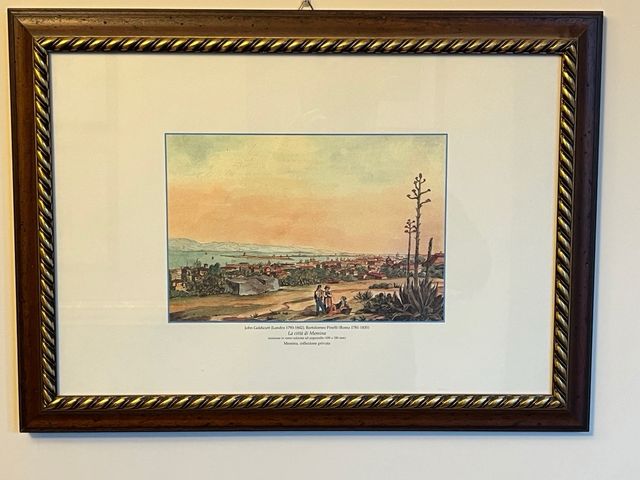 Stampa a colori con “Veduta di Messina”