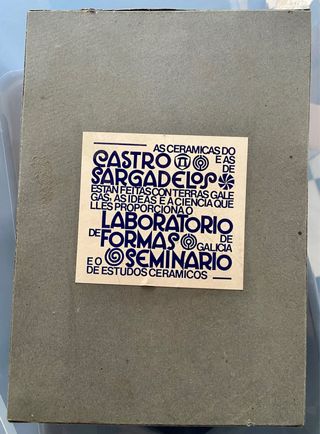 juego de vino ceramica Sargadelos