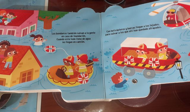 Libro infantil Camión de bomberos"