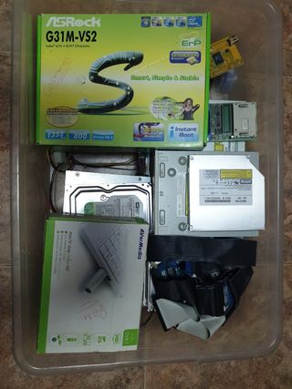 Pack de componentes informáticos antiguos 