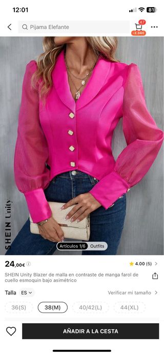 blazer de malla