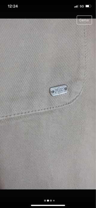 peto vaquero beige