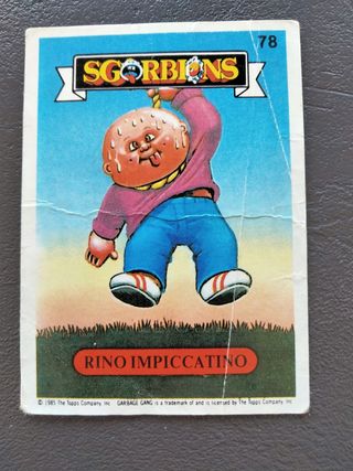 4 figurine + 15 retro Sgorbions, 1985