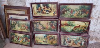 LOTE CUADROS ANTIGUOS