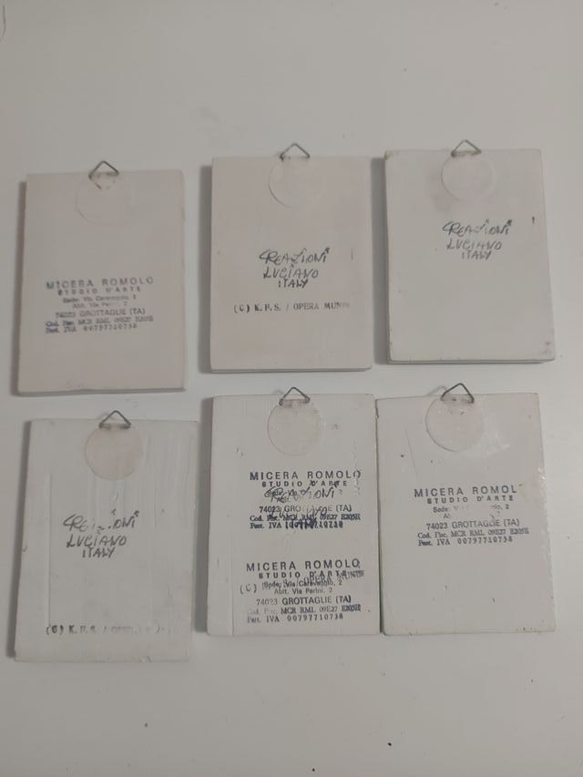 Piastrelline decorative ceramica Braccio di ferror