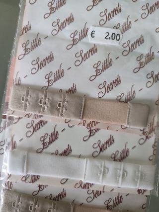 Lote 4 alargadores sujetador 1 corchete