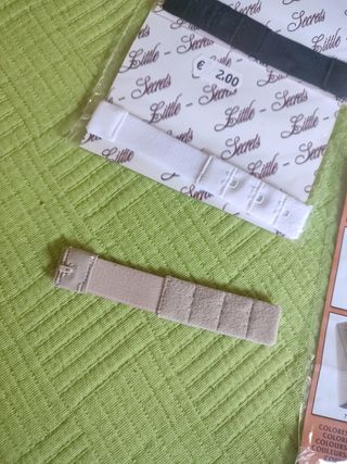 Lote 4 alargadores sujetador 1 corchete