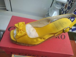 Zapatos mujer amarillos