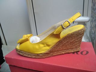 Zapatos mujer amarillos
