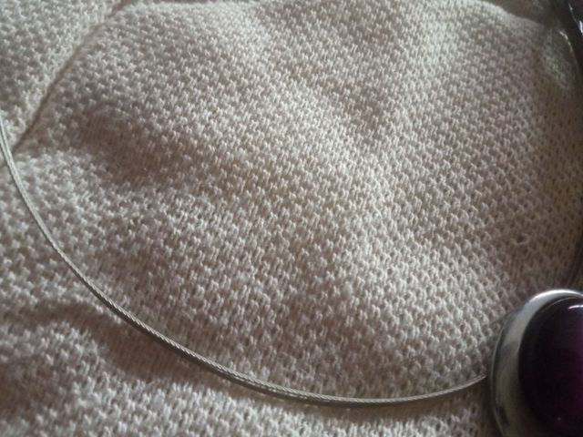 Pack pulsera y collar morados