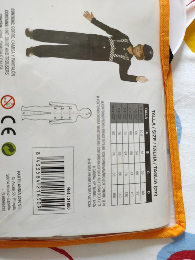 Disfraz Policía niño