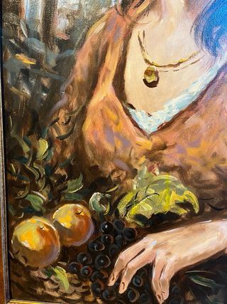 Quadro di A. Lopez, “la contadina”