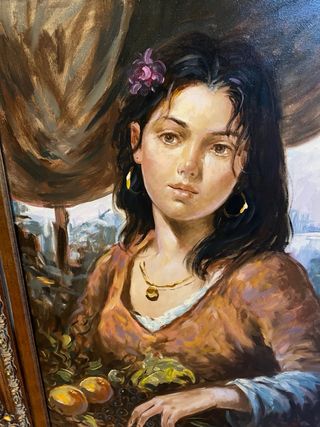 Quadro di A. Lopez, “la contadina”