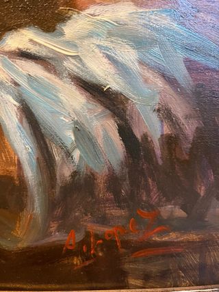 Quadro di A. Lopez, “la contadina”