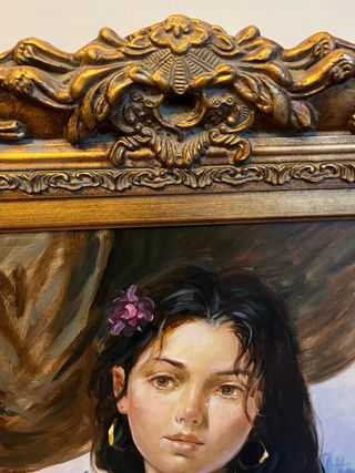 Quadro di A. Lopez, “la contadina”