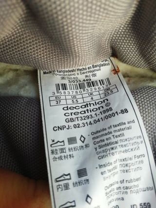 2 pares Botas nieve monte T. 36 y 37