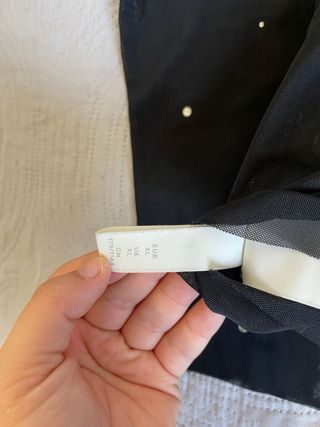 Blusa trasparente con brillos talla xl de H&M