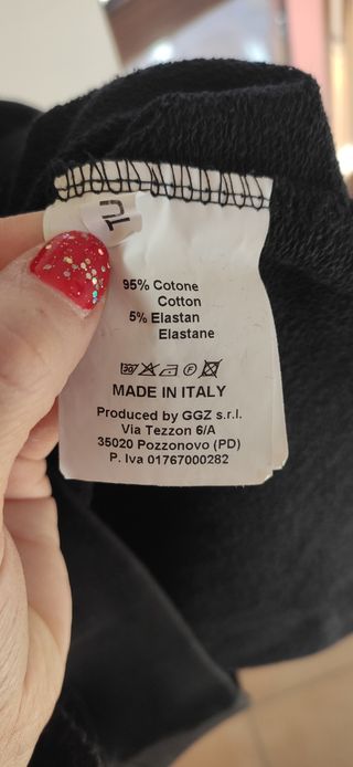 Vestito nero in cotone VICOLO