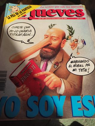 385 números seguidos de la revista el jueves.