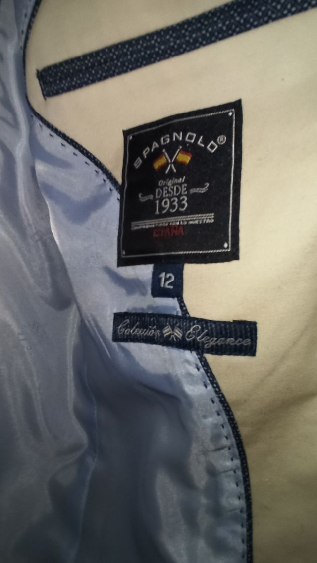 Chaqueta niño Spagnolo talla 12