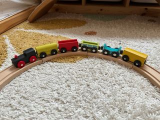 circuito de tren de madera