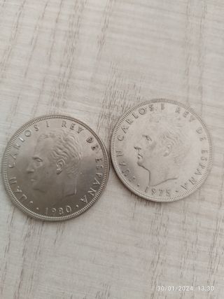 Monedas antiguas de pesetas 