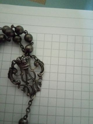 ANTIGUO ROSARIO DE PLATA