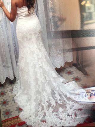 vestido novia pronovias talla 38