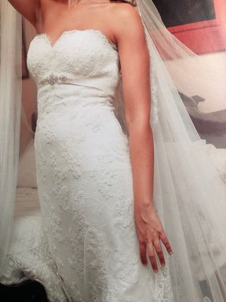 vestido novia pronovias talla 38