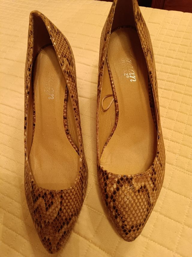 Zapatos,print serpiente