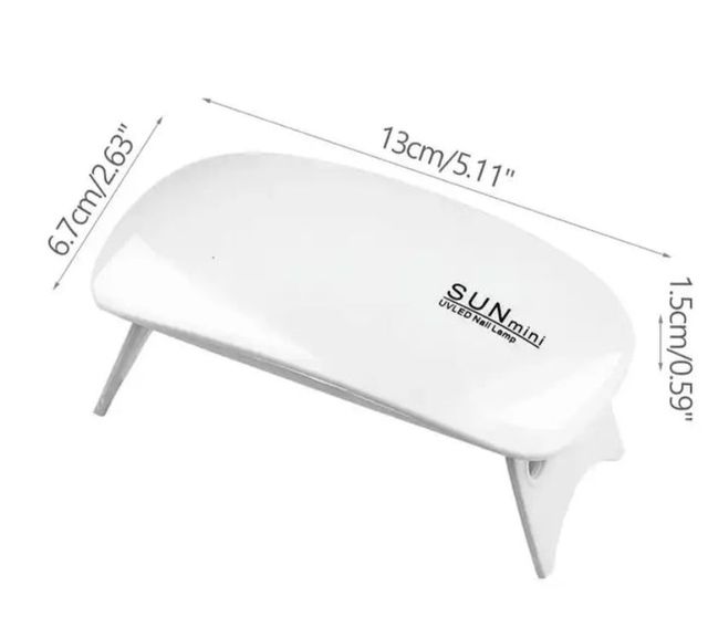 Mini lampada asciuga smalto semipermanente