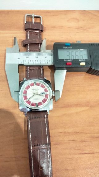 Reloj hombre mecánico Helsa años 70 80