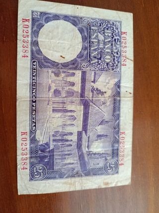 Billete 25 pesetas