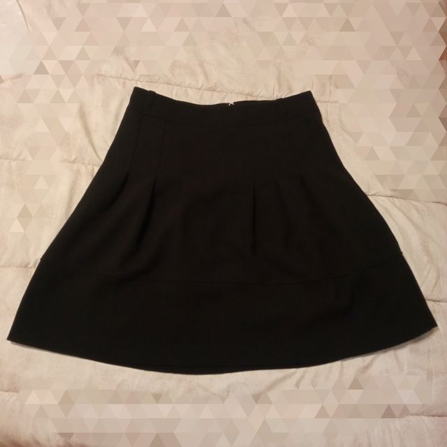 Gonna a pieghe nera Orsay S invernale