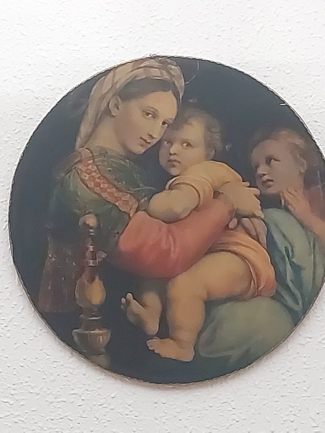 Cuadro La Virgen de la Silla de Rafael Sanzio