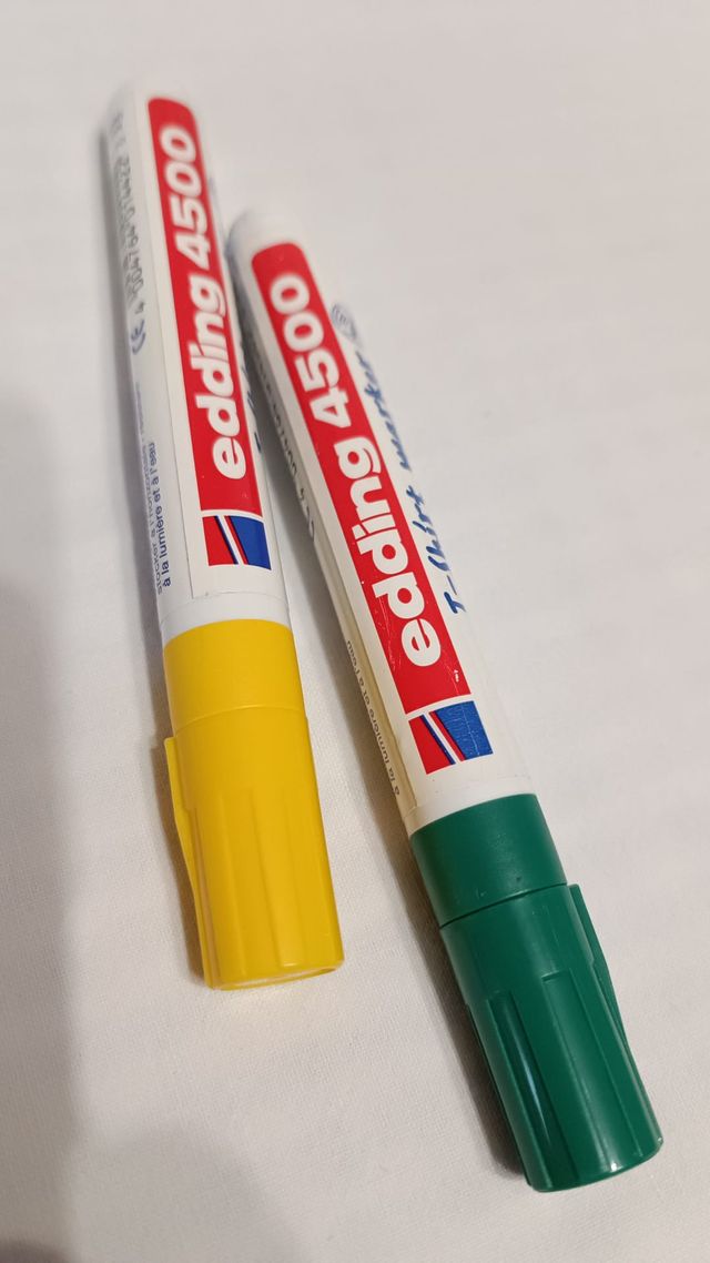2 ROTULADORES EDDING 4500 (T-SHIRT MARKER)