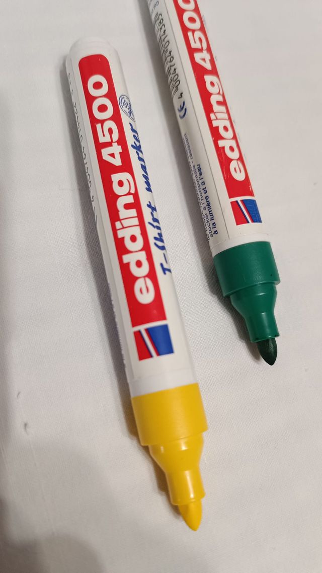 2 ROTULADORES EDDING 4500 (T-SHIRT MARKER)