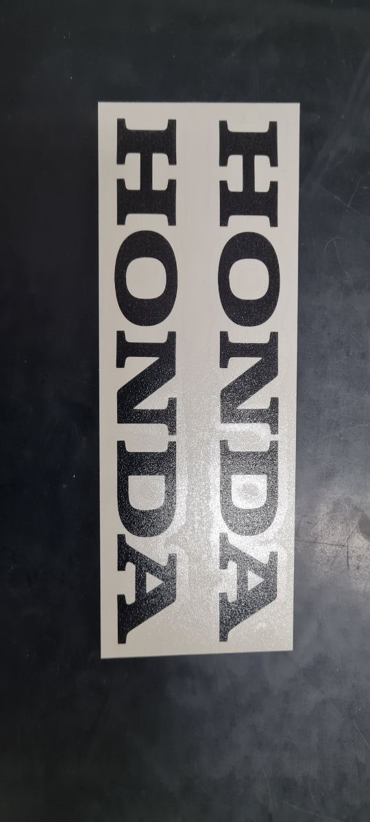PEGATINA VINILO MOTO HONDA