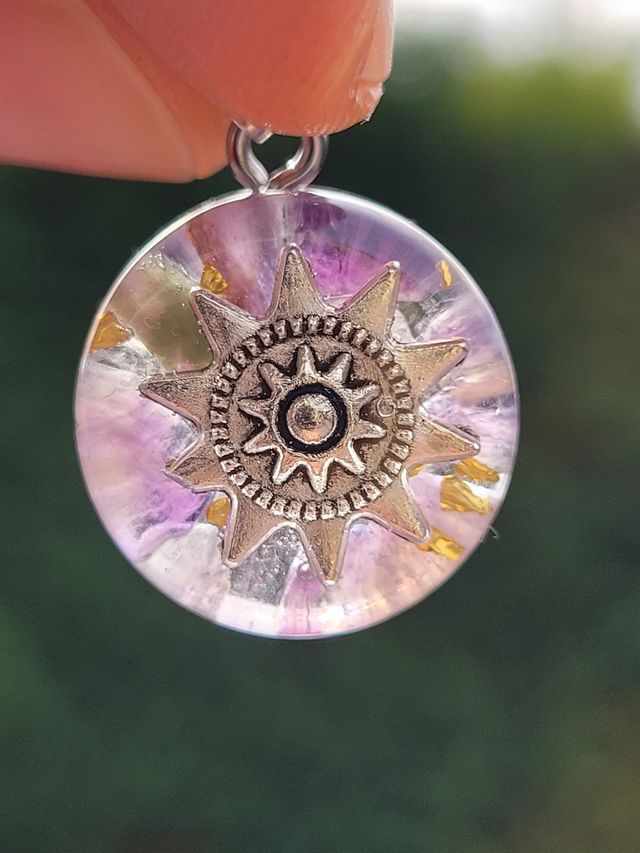 Ciondolo orgonico geometria sacra