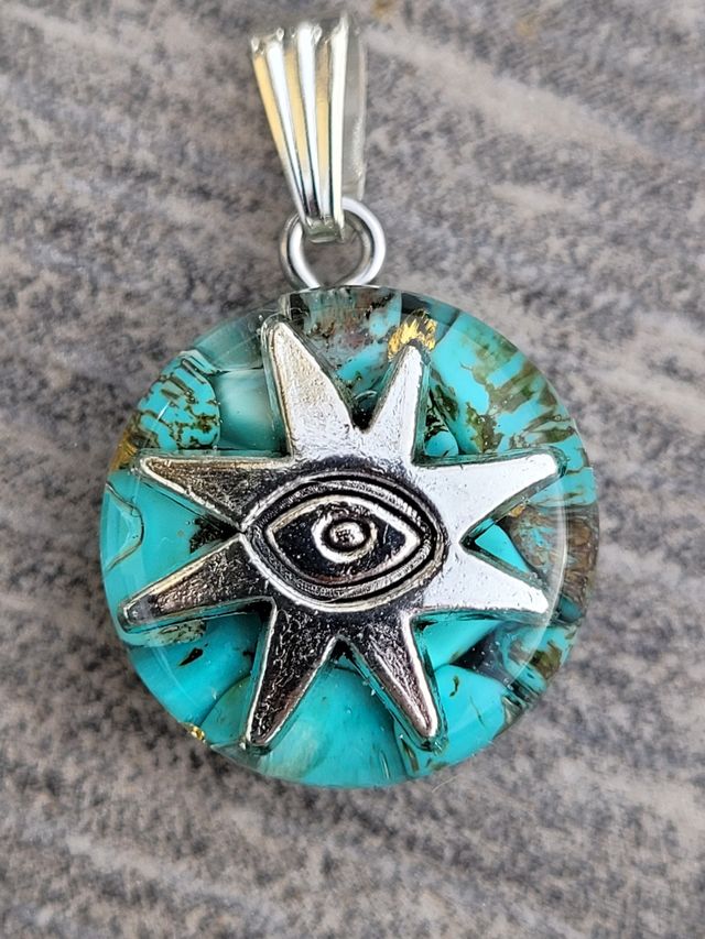 Ciondolo orgonico geometria sacra