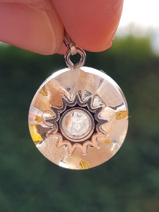 Ciondolo orgonico geometria sacra