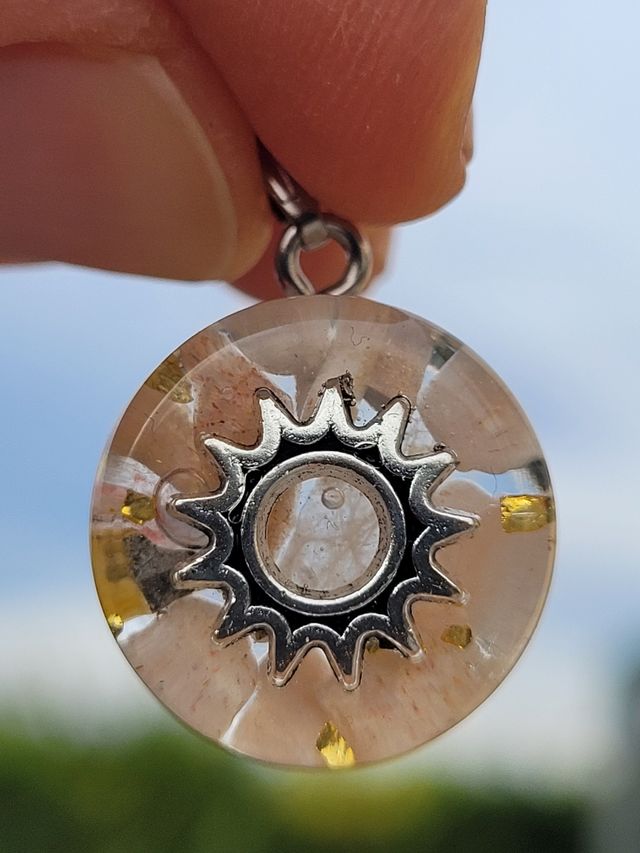 Ciondolo orgonico geometria sacra