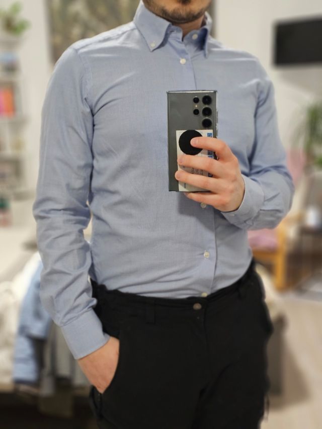 Camicia elegante da ufficio uomo m