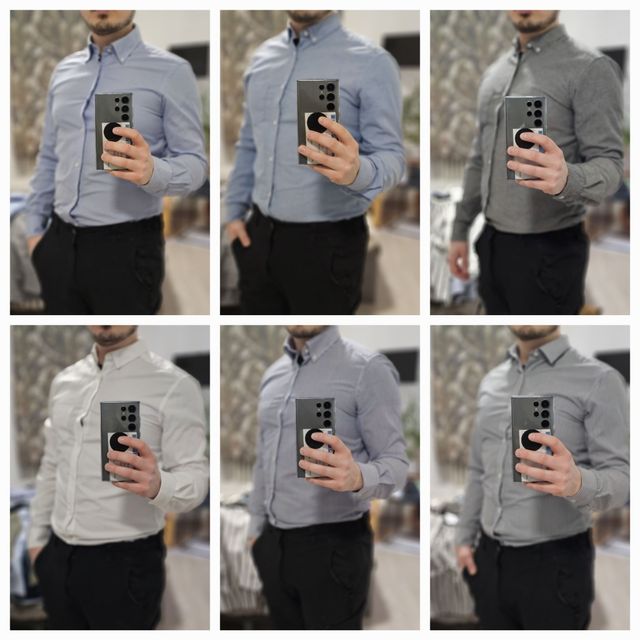 Lotto di 7 camicie eleganti da uomo s