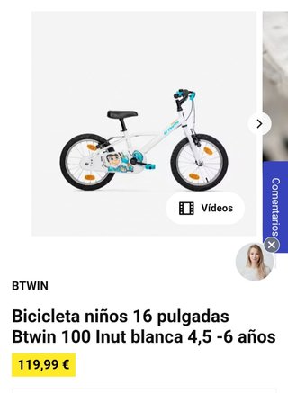 Bicicleta infantil NUEVA