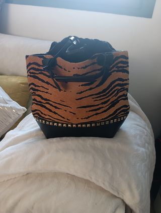 Bolso piel ZARA WOMAN