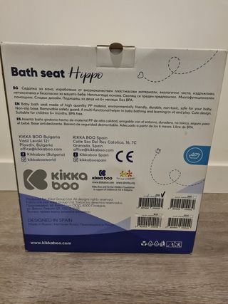 Asiento bañera bebé rosa